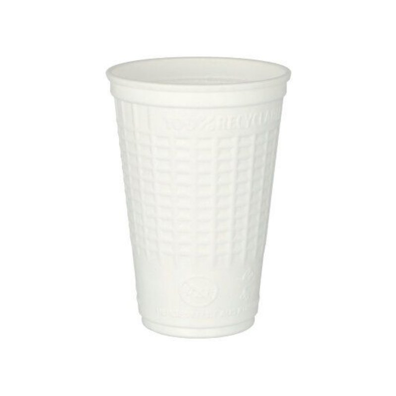 STARPAK gobelets thermiques plastique, blanc, 0,25 L, 50 pièces
