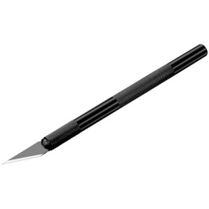 Hansa vervangmesjes voor scalpel, zilver, 40×8,5×0,5 mm, 10 stuks