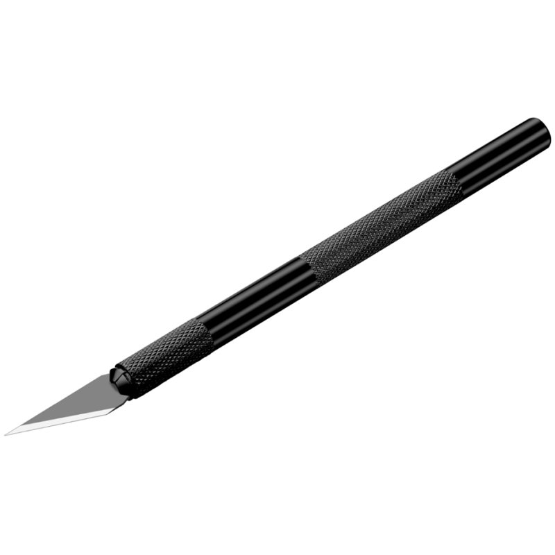 Hansa vervangmesjes voor scalpel, zilver, 40×8,5×0,5 mm, 10 stuks