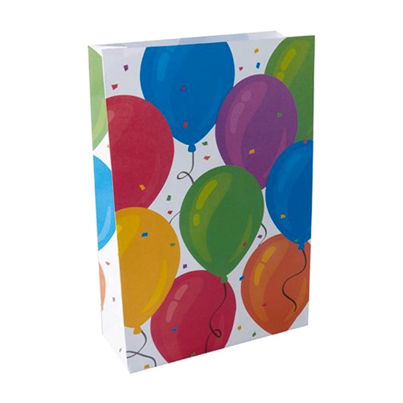 PAPSTAR feestzakjes Ballon, 190×280×70 mm, papier, 10 stuks