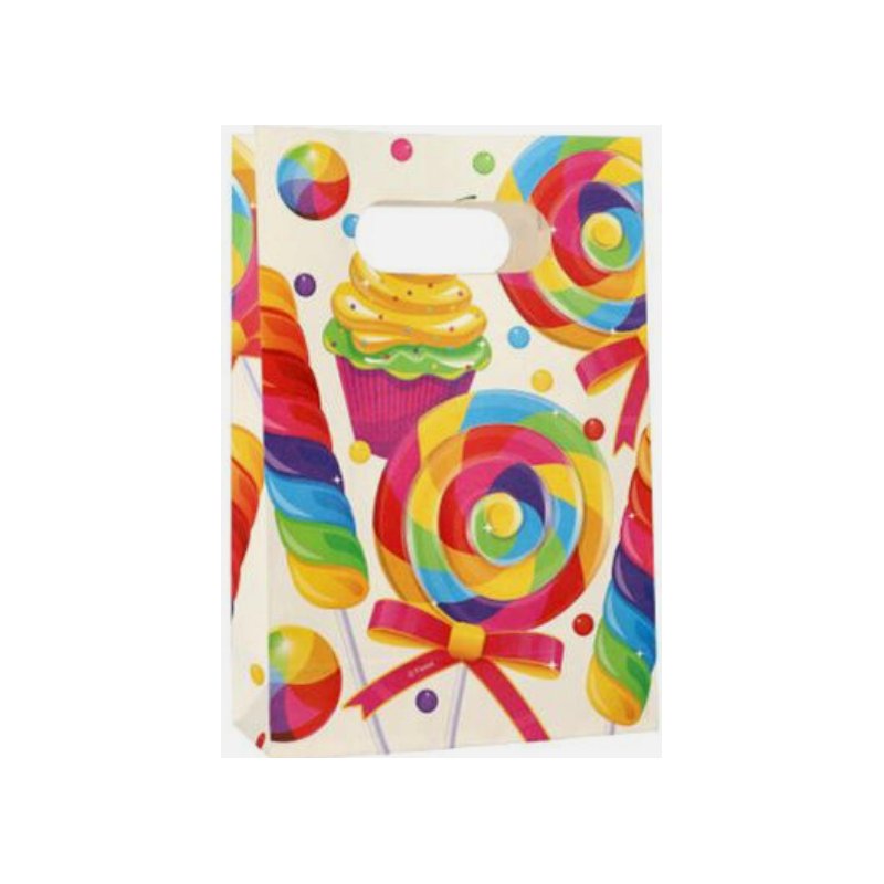 PAPSTAR sachets fête Candies, 140×210×60 mm, papier, 10 pièces