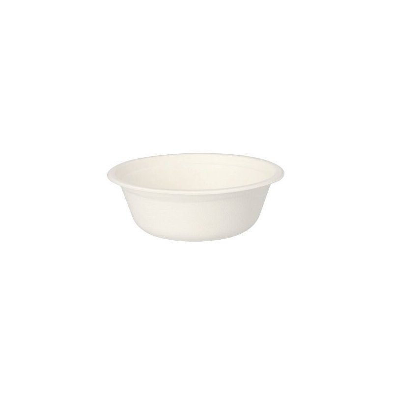 PAPSTAR bol en canne à sucre rond, 500 ml, blanc, 50 pièces