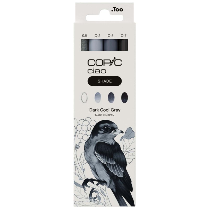 COPIC Marker Ciao set, 3 markers + 0.5 mm multiliner