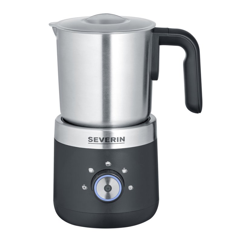 SEVERIN mousseur à lait SM 3588, acier inoxydable/noir, 550 Watt, 0,3 l