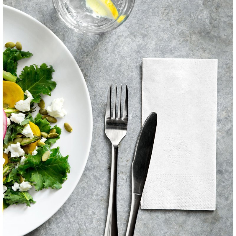 Tork serviettes bistro soft, 2-plis, blanc, 328×325 mm