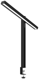 UNiLUX LED-bureaulamp ZENITH, klemvoet, metaalgrijs, 23W