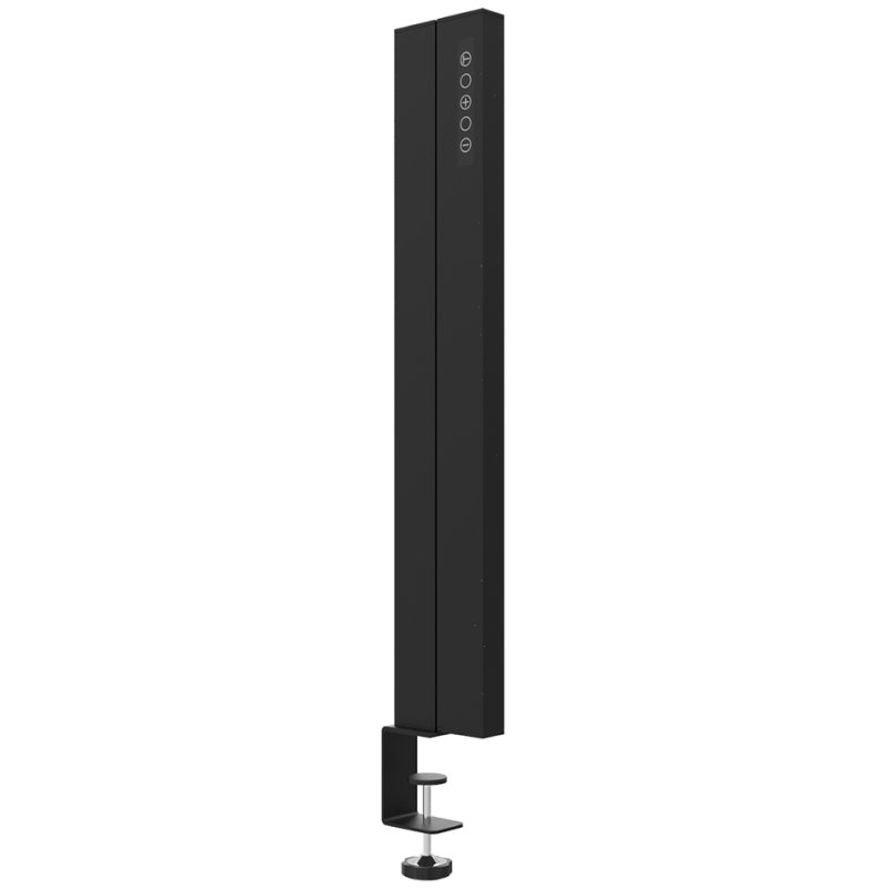 UNiLUX Lampe de bureau LED ZENITH, pied à pince, noir, 23W