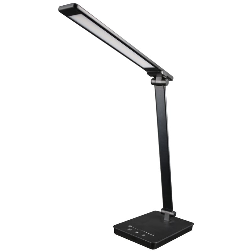 UNiLUX NOVY Lampe de bureau LED, noir, graduable, 905 lumens