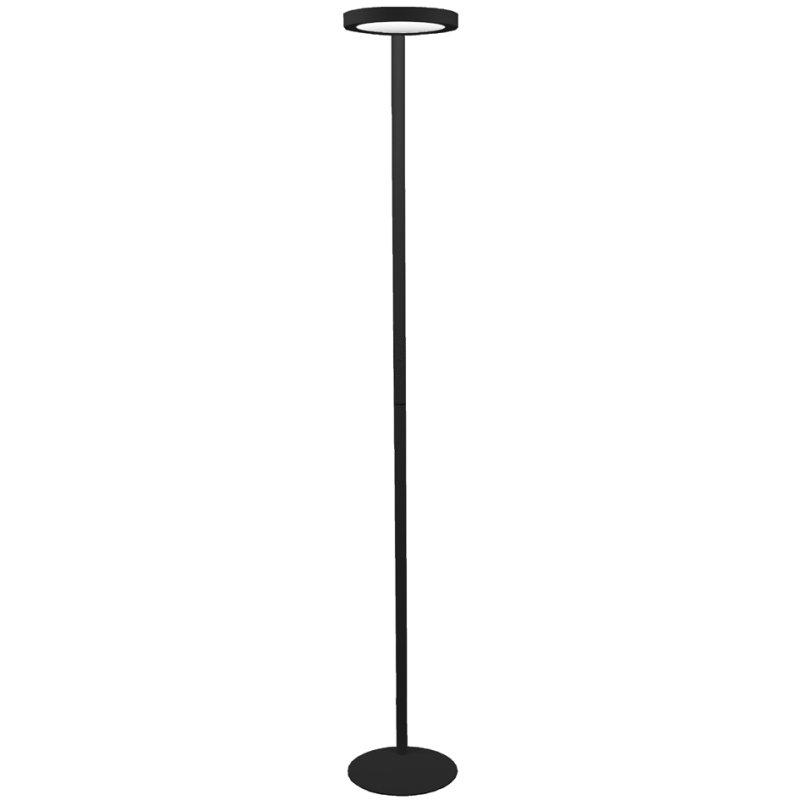 UNiLUX Lampadaire LED OPUS, 182 cm, noir, 50W