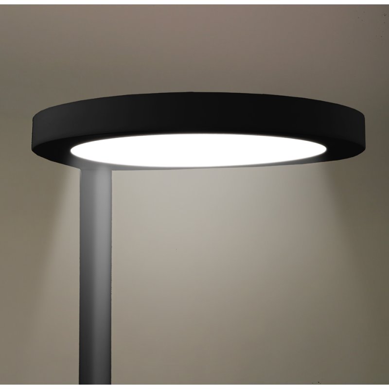 UNiLUX Lampadaire LED OPUS, 182 cm, noir, 50W