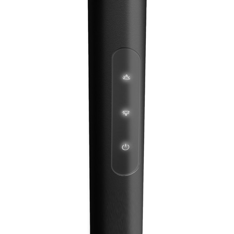 UNiLUX Lampadaire LED OPUS, 182 cm, noir, 50W