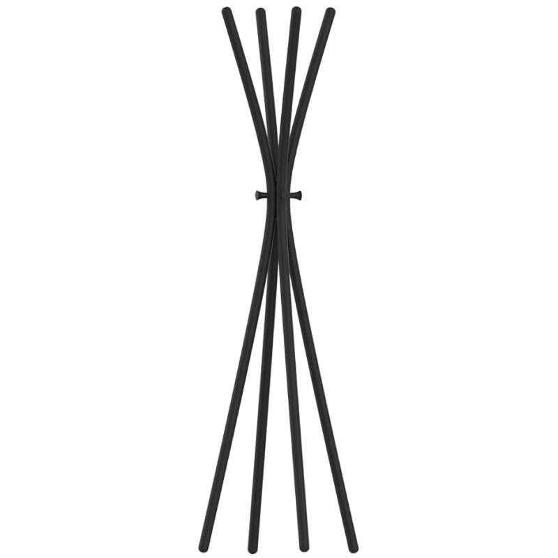 UNiLUX TOTEM coat rack, height 1,750 mm, black, metal