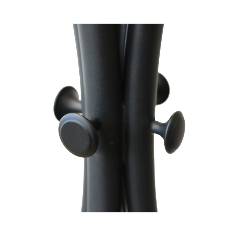 UNiLUX TOTEM coat rack, height 1,750 mm, black, metal