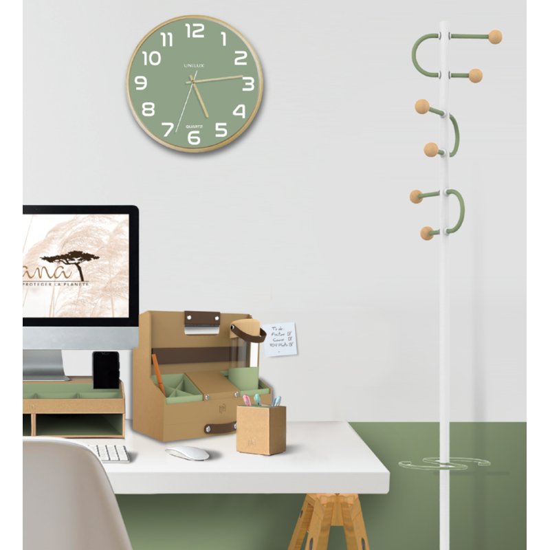UNiLUX coat stand STUDIO, white/beech