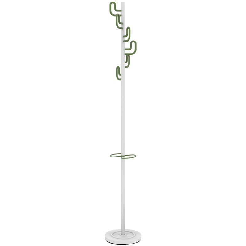 UNiLUX portmanteau California, blanc/vert, 6 crochets, 175 cm