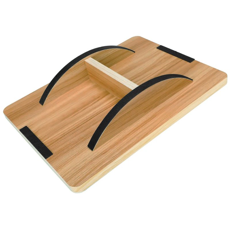 UNiLUX repose-pieds BALANCY, noir/bois, 450×400×65 mm
