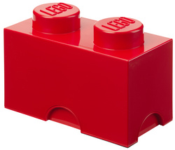 LEGO opbergblok 2, stapelbaar, blauw, 2,6 liter