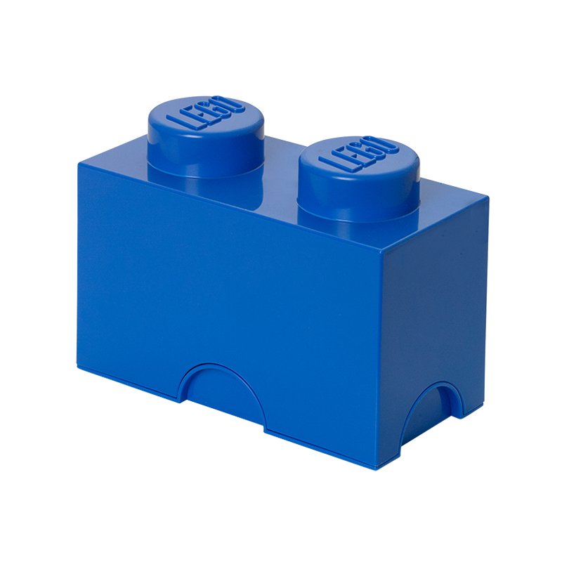 LEGO bloc de rangement Storage Brick 2, 2,6 litre, rouge, 2 tenons