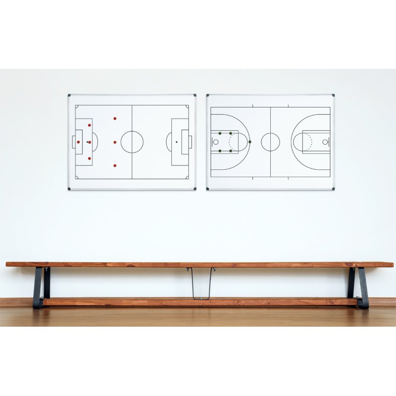 Bi-Office tableau blanc terrain de football, A4, magnétique, acier laqué