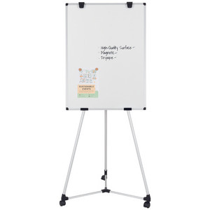 Bi-Office mobiel flipchart Earth, 700×1000 mm, zilver