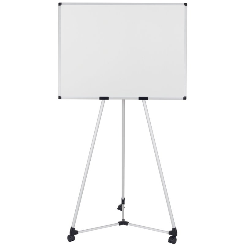 Bi-Office mobiel flipchart Earth, 700×1000 mm, zilver
