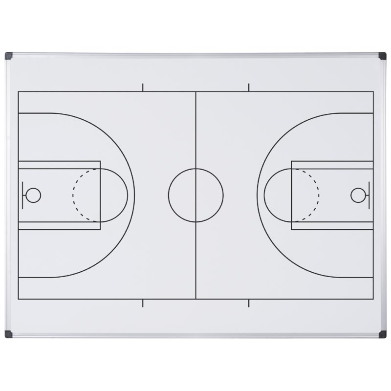 Bi-Office whiteboard handbalspeelveld, A4, magnetisch, gelakt staal