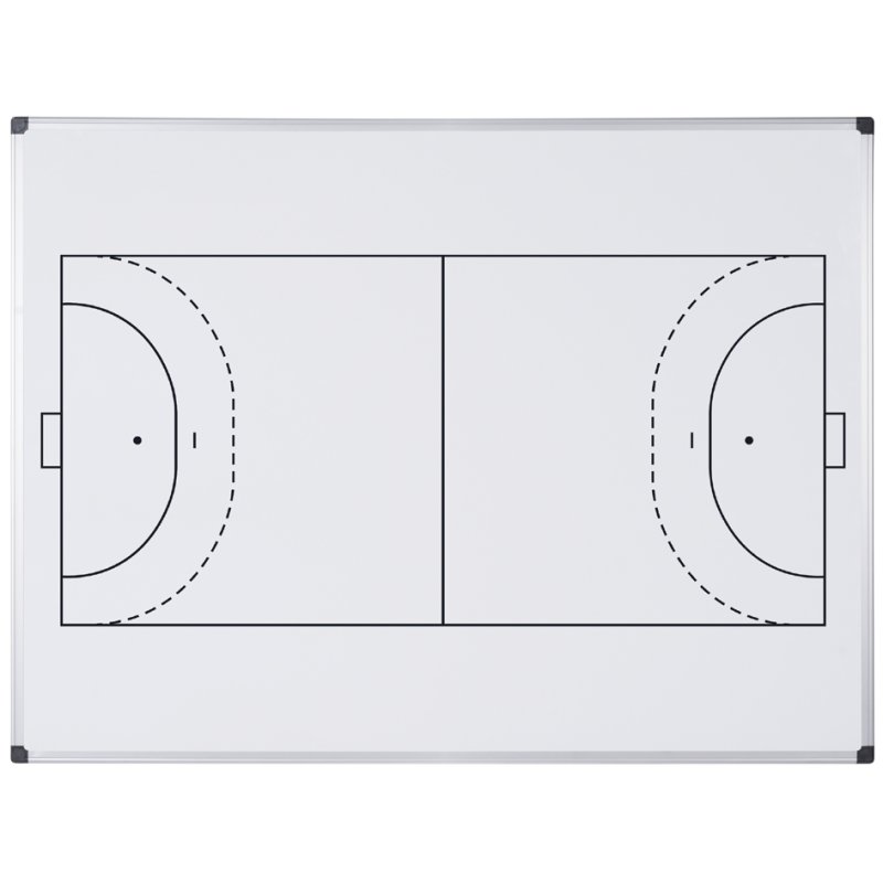 Bi-Office whiteboard handbalspeelveld, A4, magnetisch, gelakt staal
