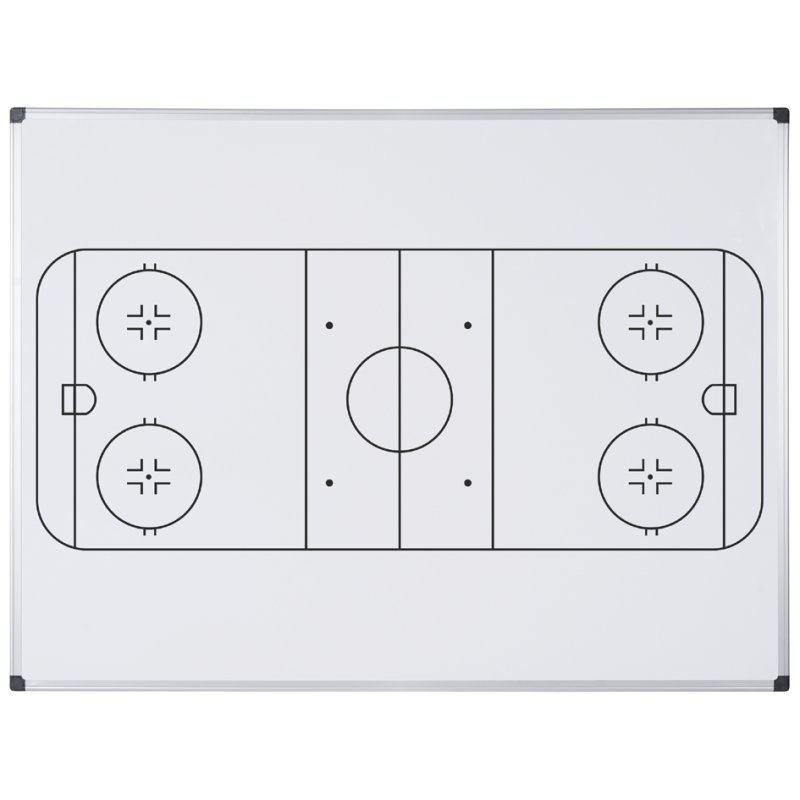 Bi-Office whiteboard handbalspeelveld, A4, magnetisch, gelakt staal