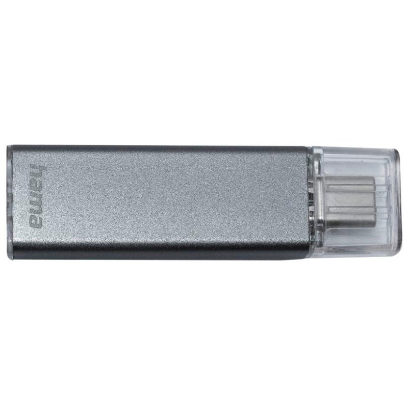 hama USB 3.1 geheugenstick Uni-C Classic, 64 GB, antraciet, USB-C