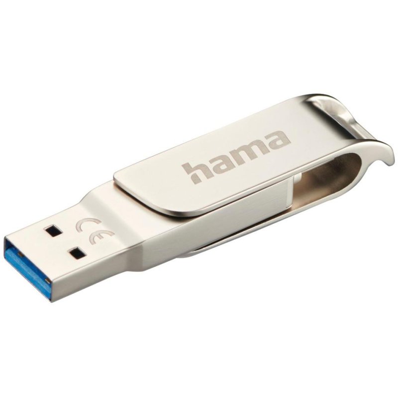 hama USB-C/USB-A stick C-Rotate Pro, 256GB, zilver, draaimechanisme