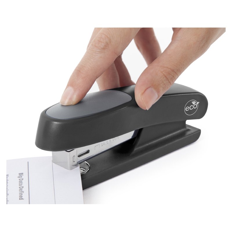 RAPESCO Sting Ray stapler & business staples pack, antibacterial, black, 6 pieces