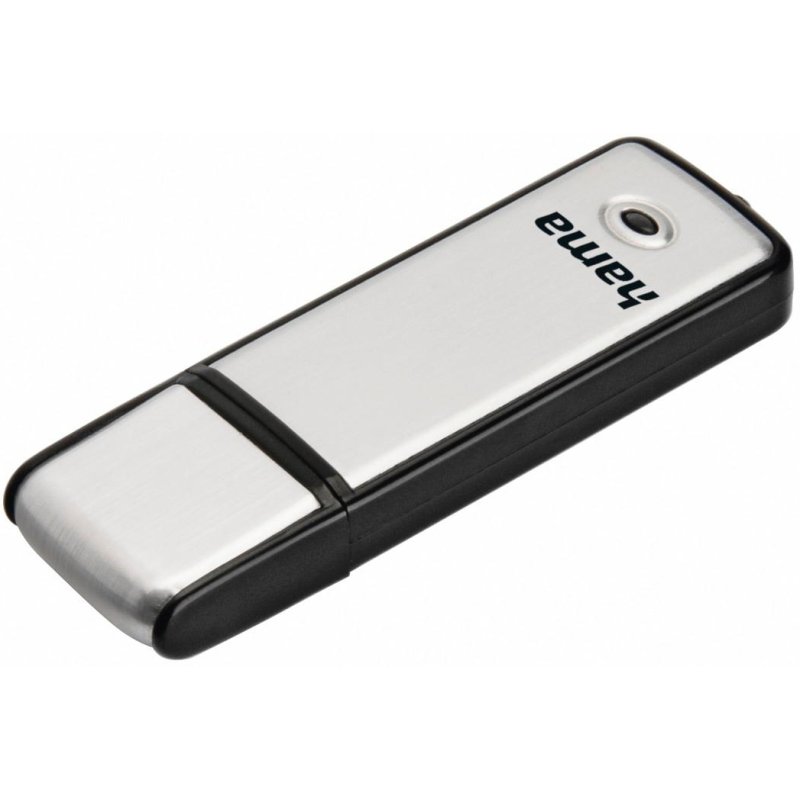 hama USB-stick Fancy, 16 GB, zwart/zilver, USB 2.0
