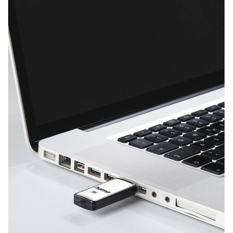 hama USB-stick Fancy, 16 GB, zwart/zilver, USB 2.0