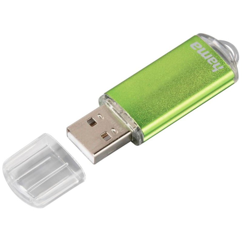 hama USB-stick 2.0 Laeta, 16 GB, grijs, aluminium
