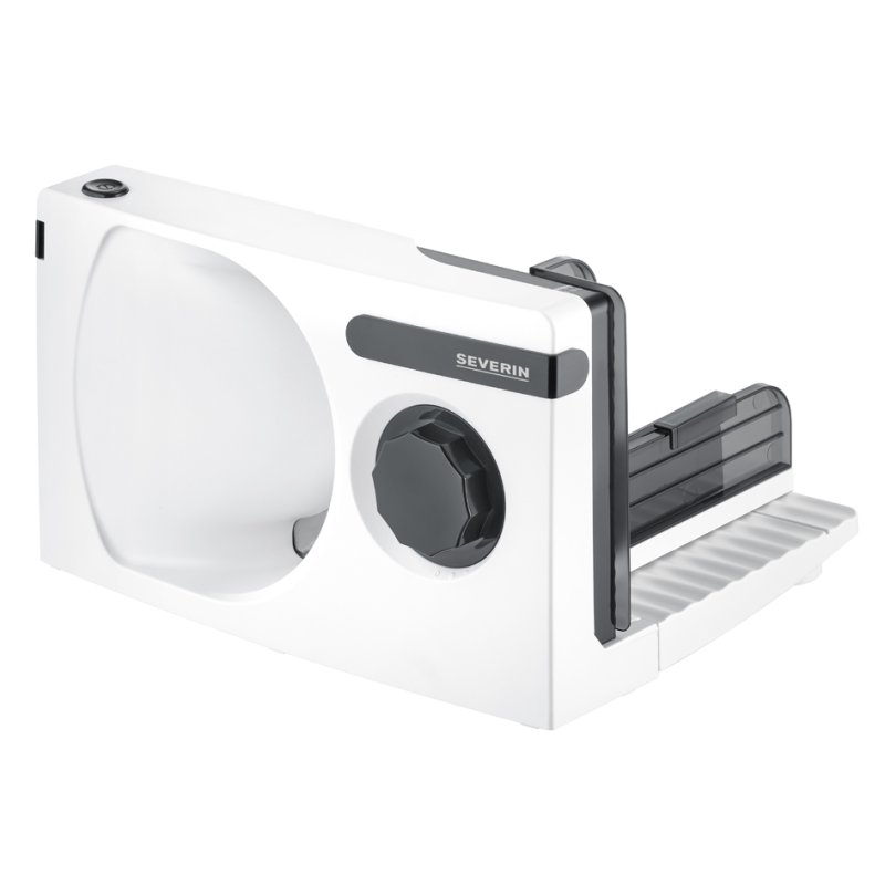 SEVERIN machine à trancher Compact AS 3912, blanc/noir, 100 watts