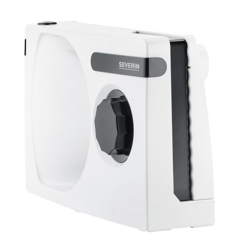 SEVERIN machine à trancher Compact AS 3912, blanc/noir, 100 watts