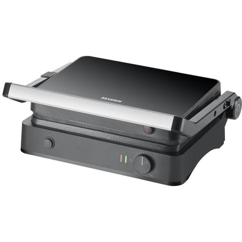 SEVERIN grill de contact SEVINI Lite KG 2398, verre/noir, 1800 watts
