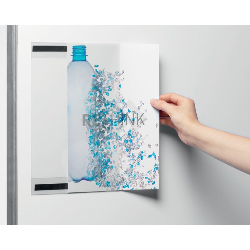 DURABLE porte-document A4, aimant, transparent, 5 pièces