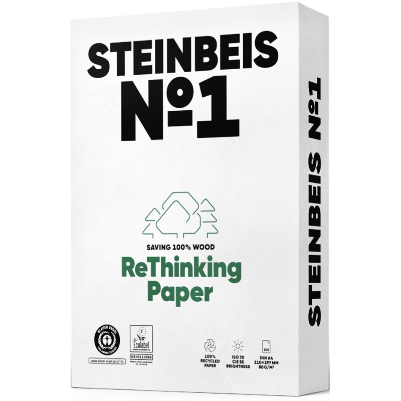 Steinbeis multifunctioneel papier Nr.1, A4, 80 g/m², 500 vel