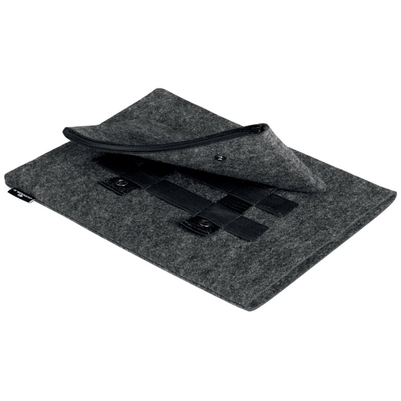 DURABLE laptophoes MultiBag EFFECT, 13 inch, PET-vilt, grijs