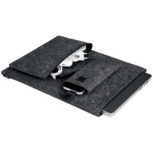 DURABLE laptophoes MultiBag EFFECT, 16,4 inch, PET-vilt, grijs