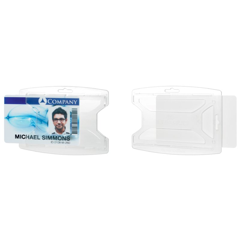 DURABLE porte-cartes reXycle, transparent, 2 cartes, 10 pièces