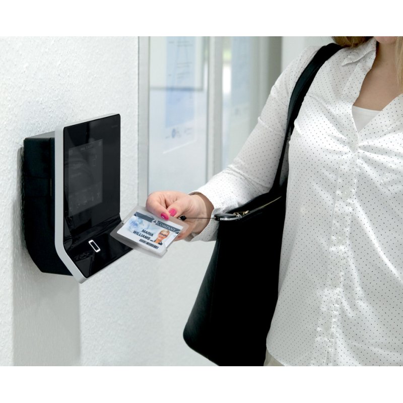 DURABLE porte-cartes reXycle, transparent, 2 cartes, 10 pièces