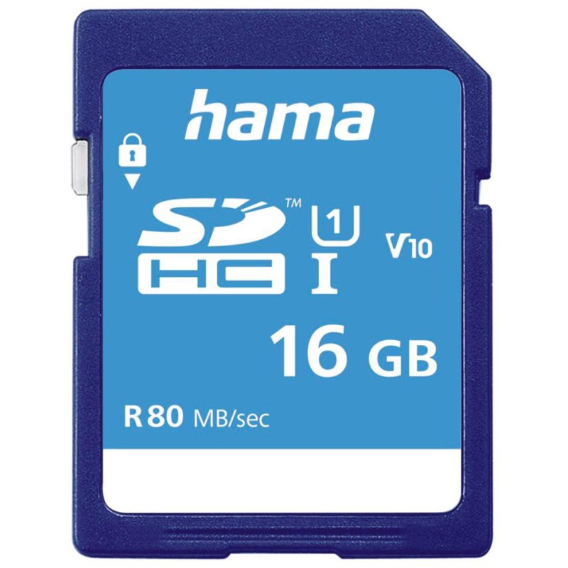 Hama SDHC geheugenkaart, 64 GB, klasse 10, UHS-I