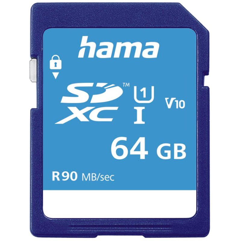 Hama SDHC geheugenkaart, 64 GB, klasse 10, UHS-I