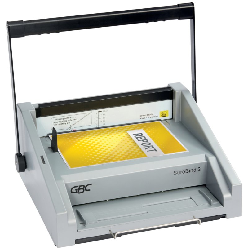 GBC Reliure électrique SureBind 2 Heavy Duty, gris, 500 feuilles, capacité de perforation 20 feuilles