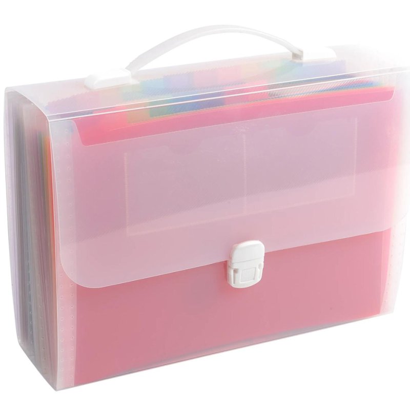 EXACOMPTA trieur Crystal, 24 compartiments, transparent, A4