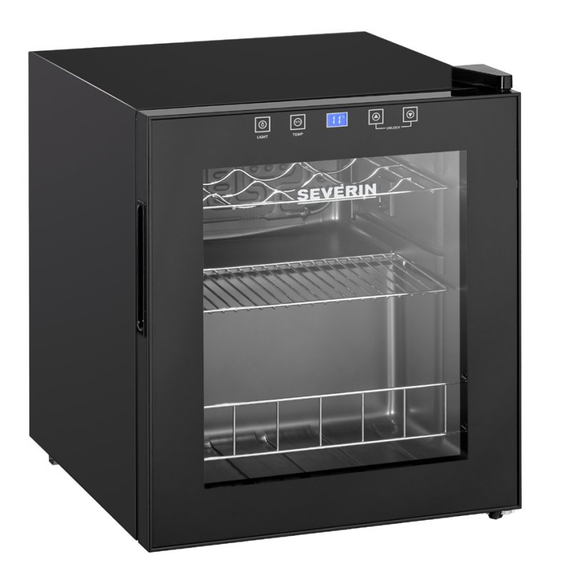 SEVERIN wijnkoeler WKS 8907, 46 liter, zwart, 15 flessen