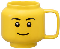 LEGO koffiemok KNIPOGEND MEISJE, 530 ml, geel, keramiek