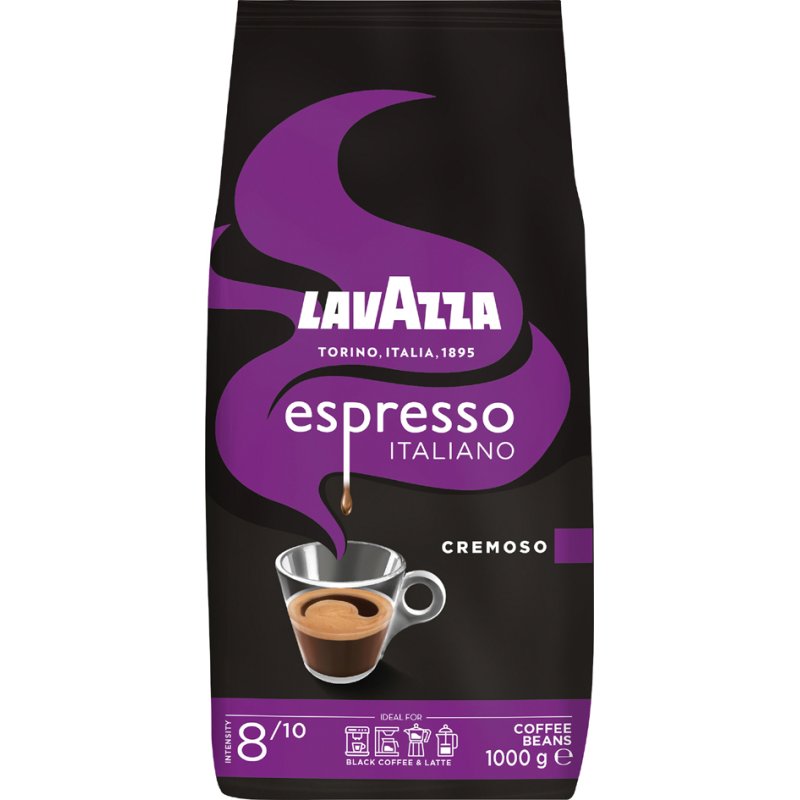 LAVAZZA Espresso Cremoso grains de café, grains entiers, 1 kg